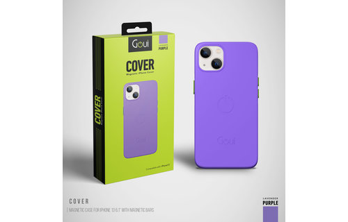 Goui Magnetic Case for iPhone 13 with Magnetic Bar - Lavender Purple