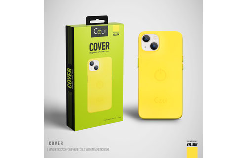 Goui Magnetic Case for iPhone 13 with Magnetic Bar - Sunshine Yellow