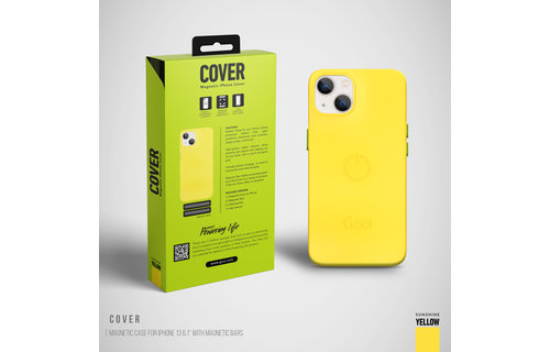 Goui Magnetic Case for iPhone 13 with Magnetic Bar - Sunshine Yellow
