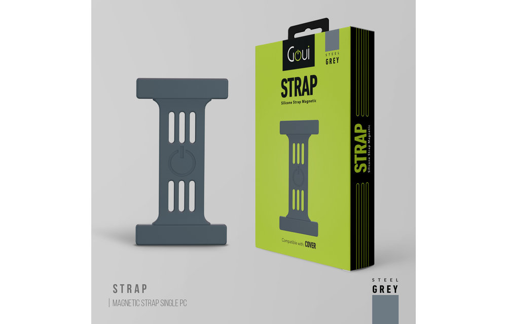 Goui Silicone Magnetic Strap - Steel Grey