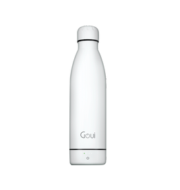 Goui Goui Loch Stainless Steel Water Bottle Wireless Charger 6000 mah - White