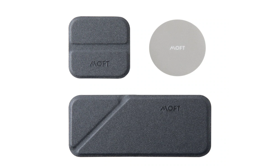 Moft Adhesive Snap Laptop Phone Holder - Cool Gray