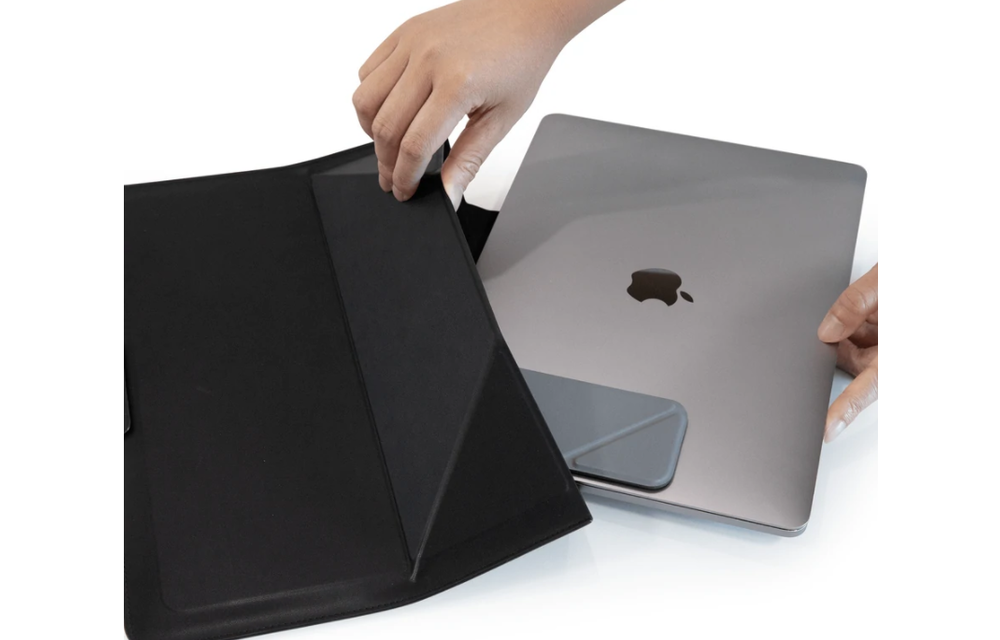 Moft Adhesive Snap Laptop Phone Holder - Cool Gray