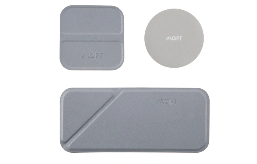 Moft Adhesive Snap Laptop Phone Holder - Cool Gray