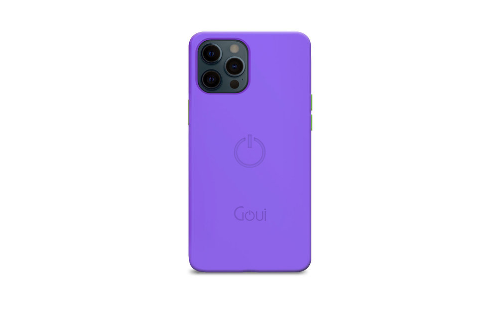 Goui Magnetic Case for iPhone 12 Pro Max With Magnetic Bars - Lavender Purple