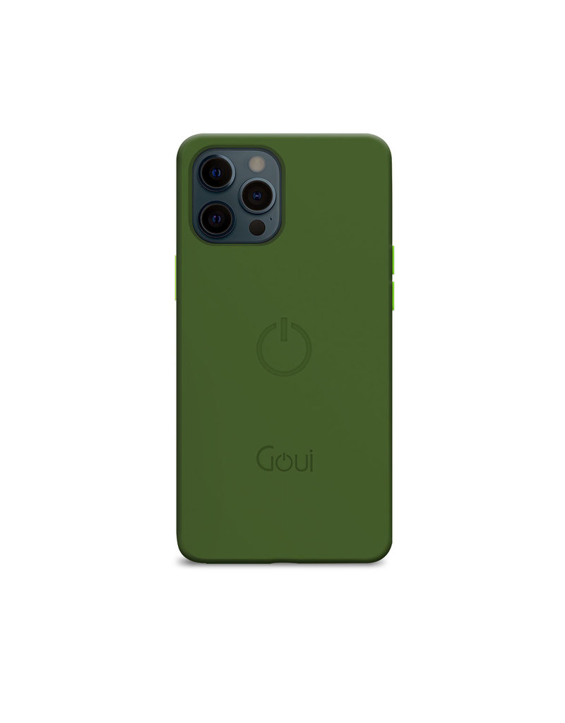 Goui Goui Magnetic Case for iPhone 12 / 12 Pro With Magnetic Bars - Olive Green