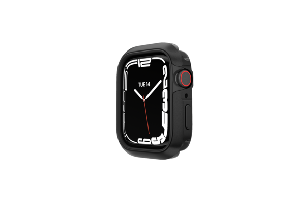 SwitchEasy Odyssey Premium 2in1 Metal TPU Bumper Case for Apple Watch 7&6&SE&5&4 40/41mm - Midnight Black