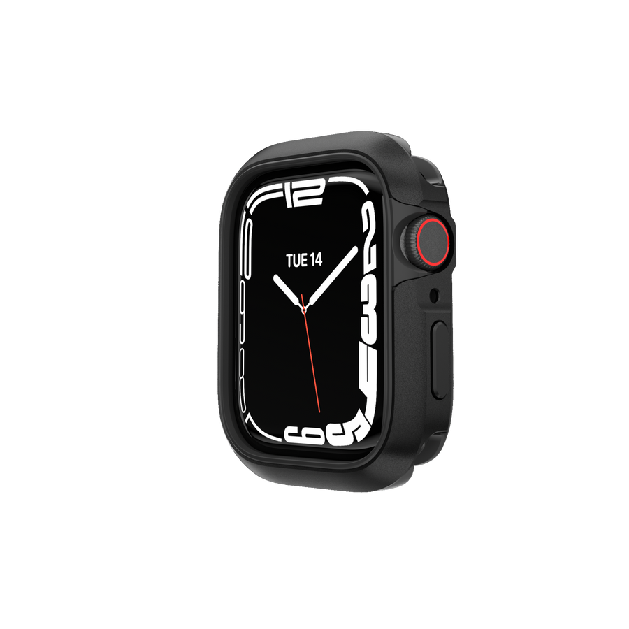 SwitchEasy Odyssey Premium 2in1 Metal TPU Bumper Case for Apple Watch 7&6&SE&5&4 40/41mm - Midnight Black