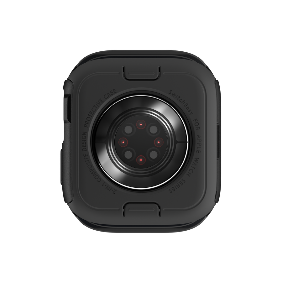 SwitchEasy Odyssey Premium 2in1 Metal TPU Bumper Case for Apple Watch 7&6&SE&5&4 40/41mm - Midnight Black