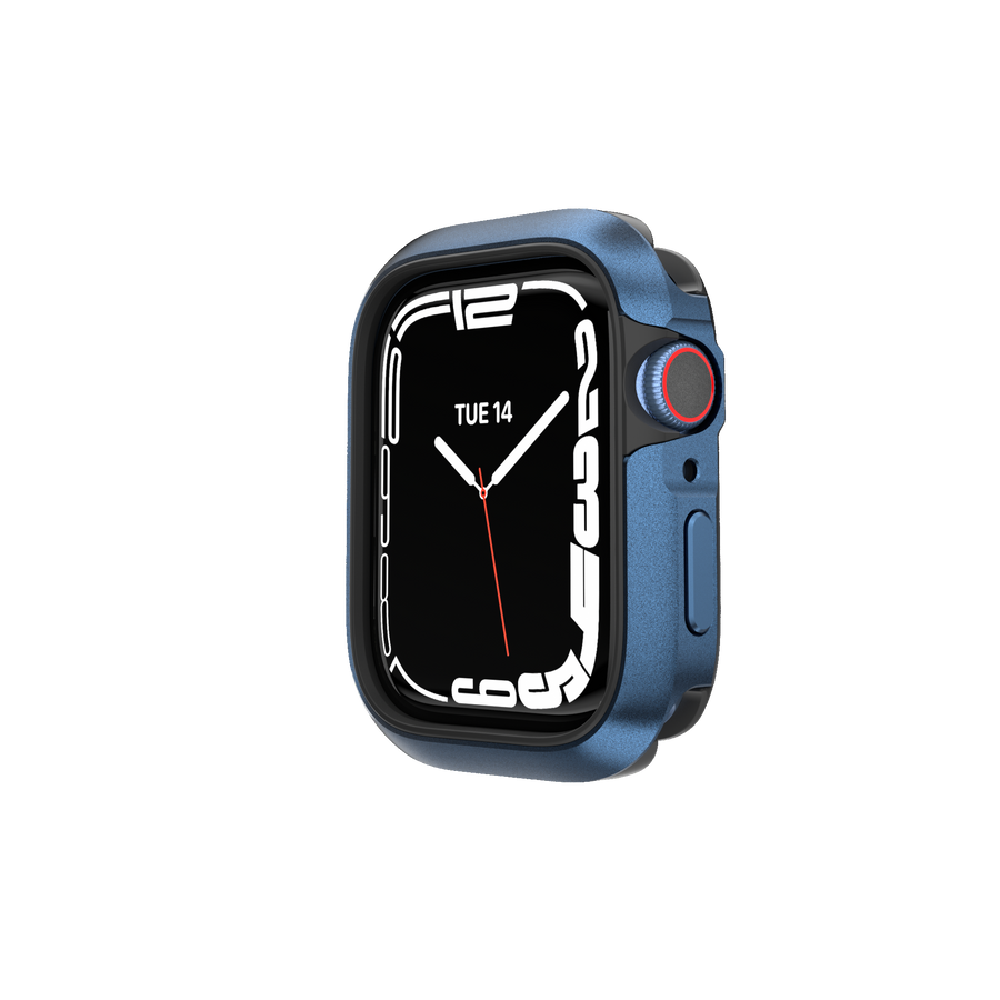 SwitchEasy Odyssey Premium 2in1 Metal TPU Bumper Case for Apple Watch 7&6&SE&5&4 40/41mm - Blue