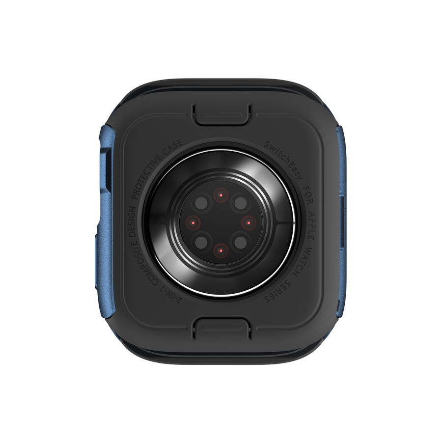 SwitchEasy Odyssey Premium 2in1 Metal TPU Bumper Case for Apple Watch 7&6&SE&5&4 40/41mm - Blue