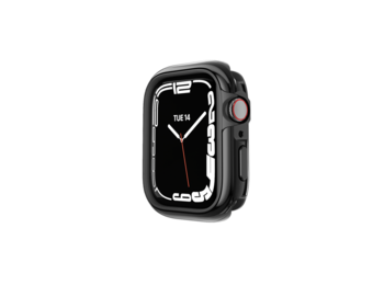 SwitchEasy Odyssey Premium 2in1 Metal TPU Bumper Case for Apple Watch 7&6&SE&5&4 40/41mm - Flash Black