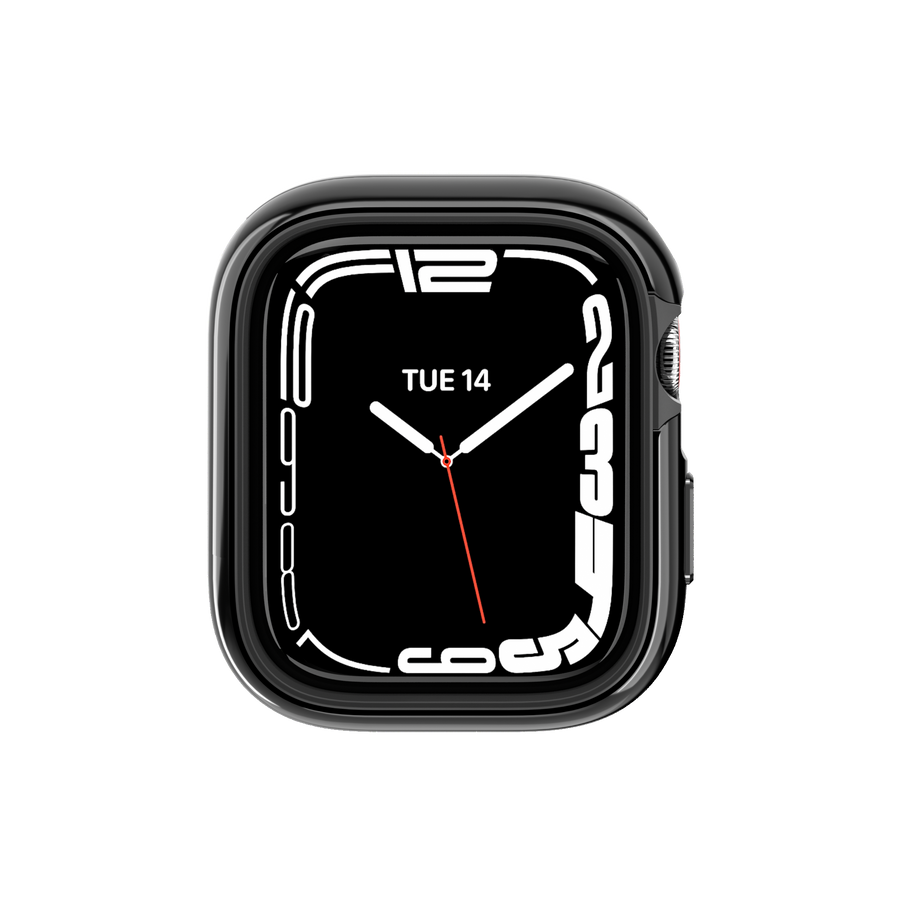 SwitchEasy Odyssey Premium 2in1 Metal TPU Bumper Case for Apple Watch 7&6&SE&5&4 40/41mm - Flash Black