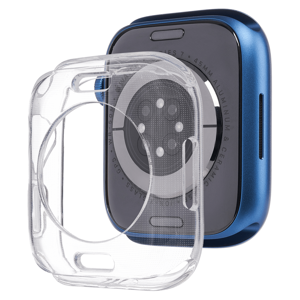 Case Mate Tough Clear Bumper Case For Apple Watch 45mm - Clear