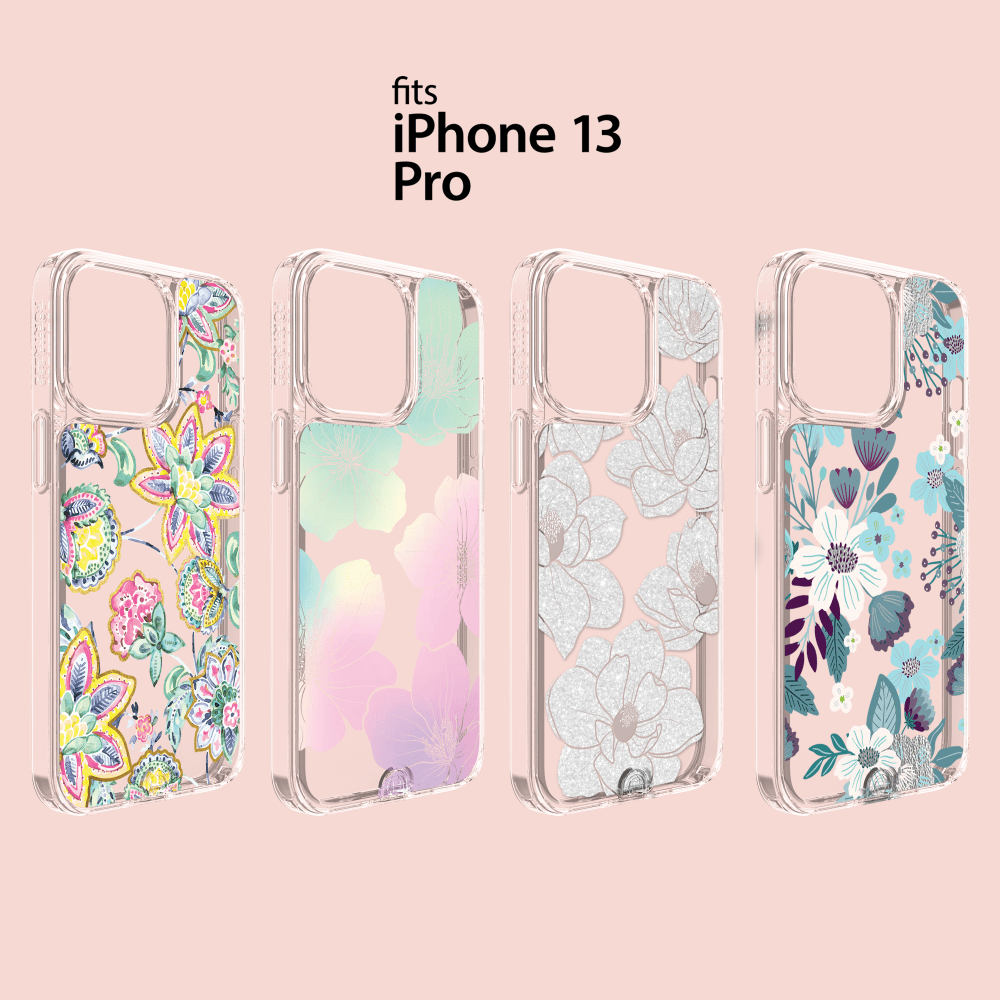 Fortress Swipe Style Case Inserts for Apple iPhone 14/13 - Floral Forms