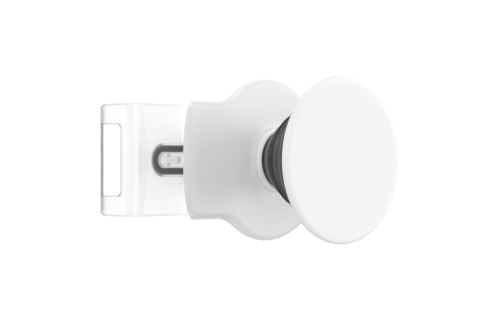 PopSockets PopGrip Slide Stretch - White and Clear