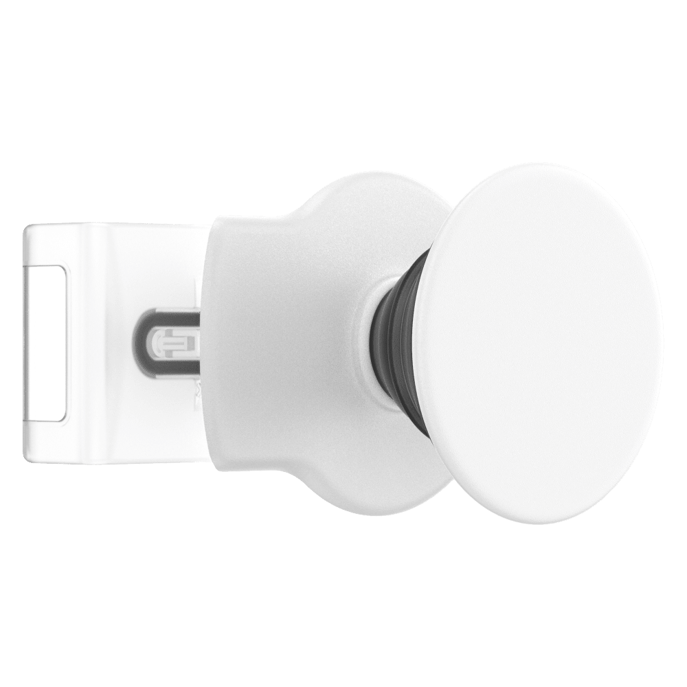 PopSockets PopGrip Slide Stretch - White and Clear
