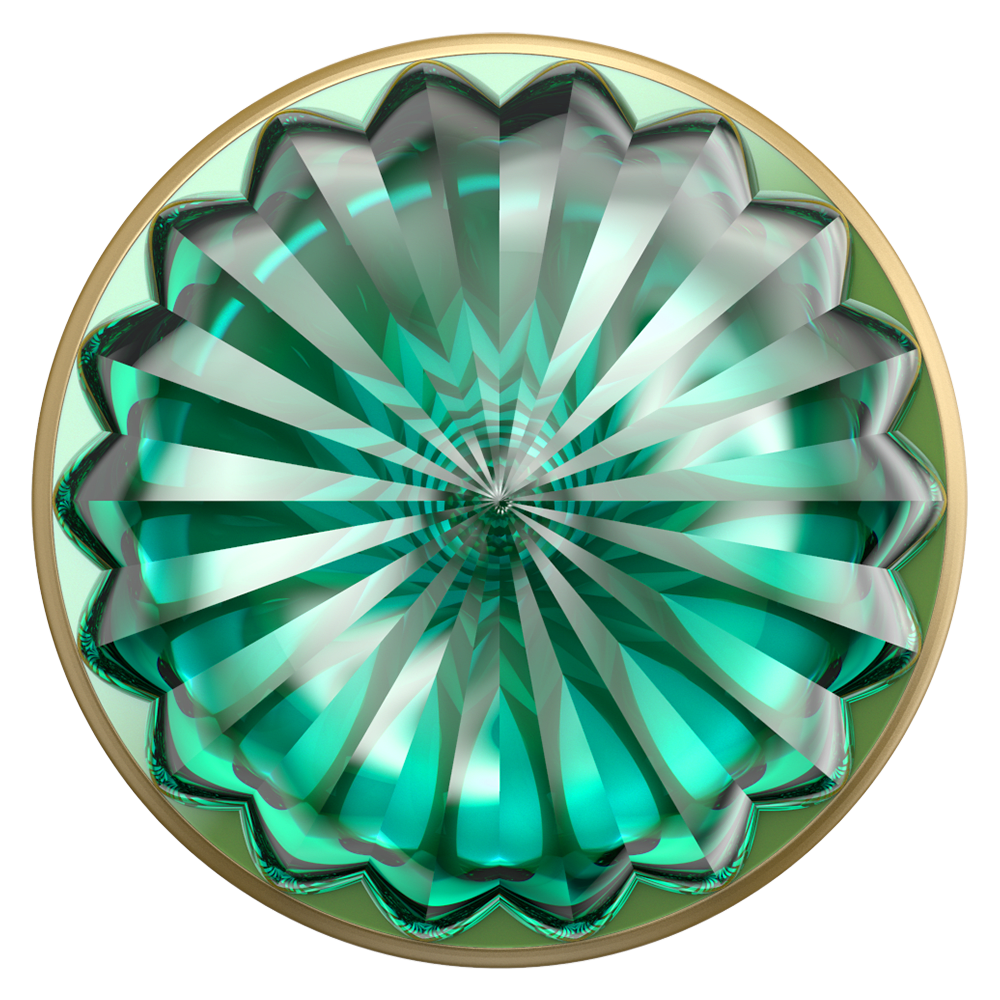 PopSockets PopGrip Luxe - Deco Seafoam