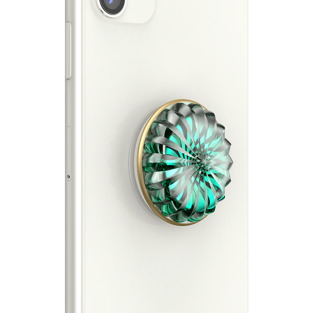 PopSockets PopGrip Luxe - Deco Seafoam