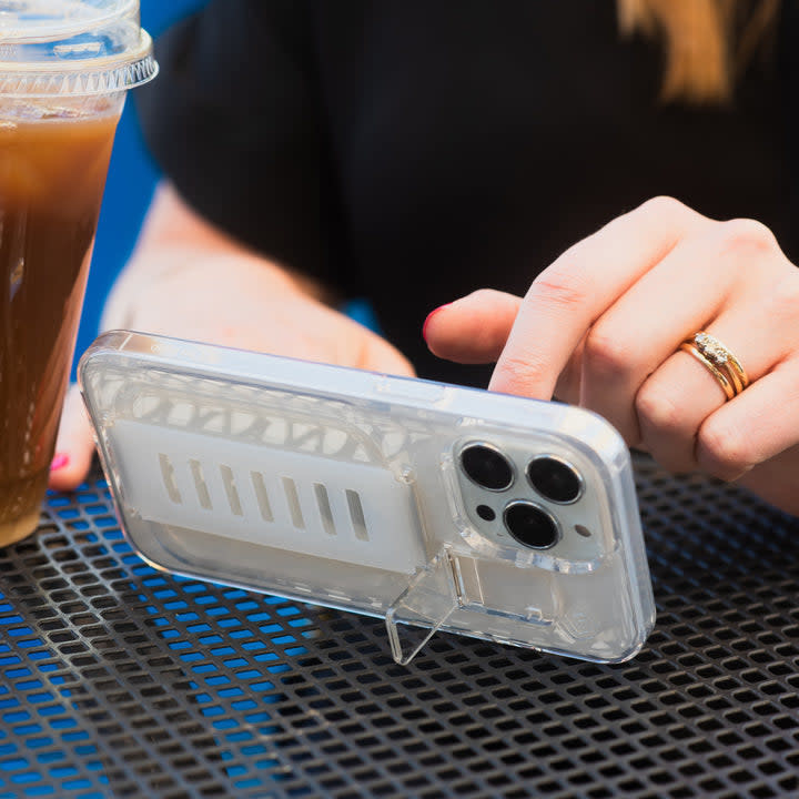 Grip2u Boost Case for Apple iPhone 14/13 - Clear