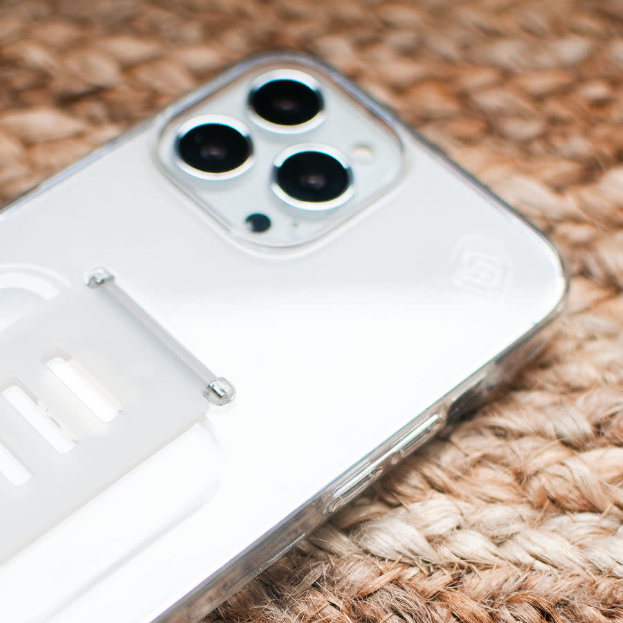 Grip2u Slim Case for Apple iPhone 14/13 - Clear