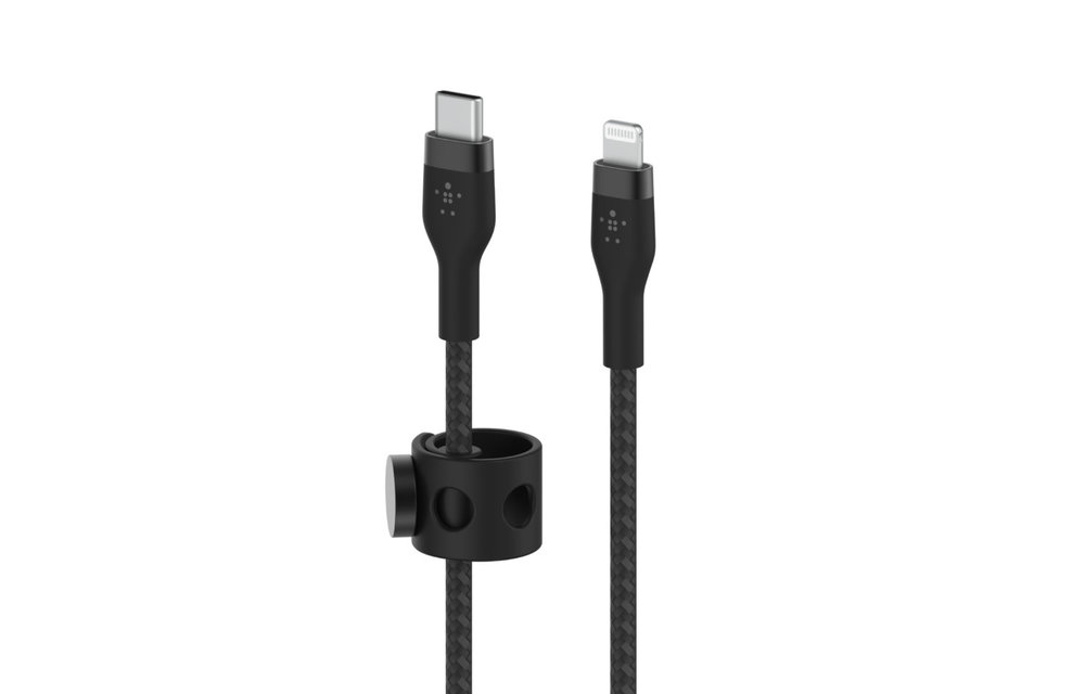 Belkin Braided Silicone Cable Lightning to Type C 3m - Black
