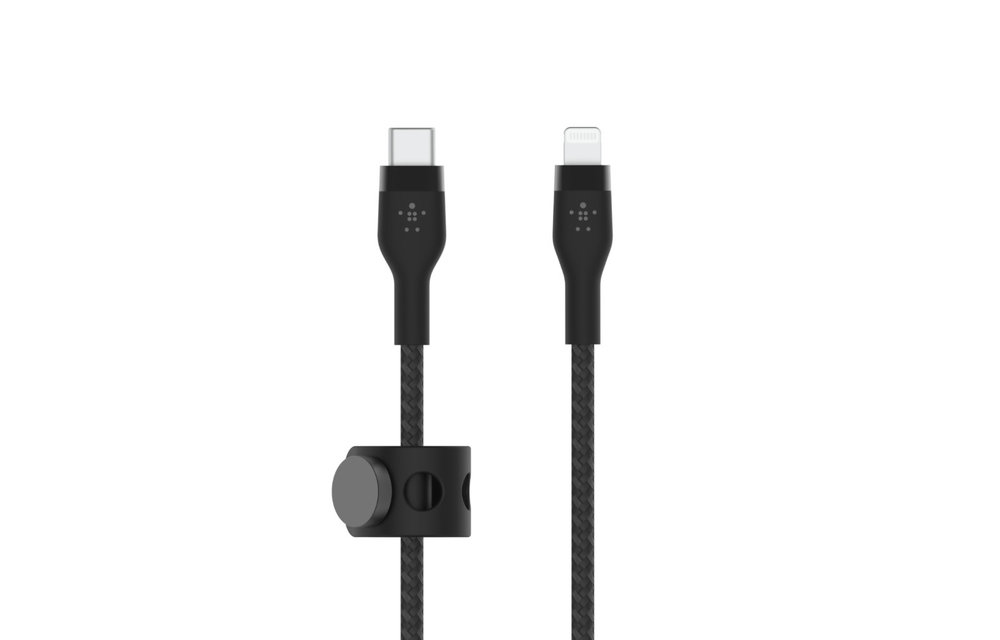 Belkin Braided Silicone Cable Lightning to Type C 3m - Black