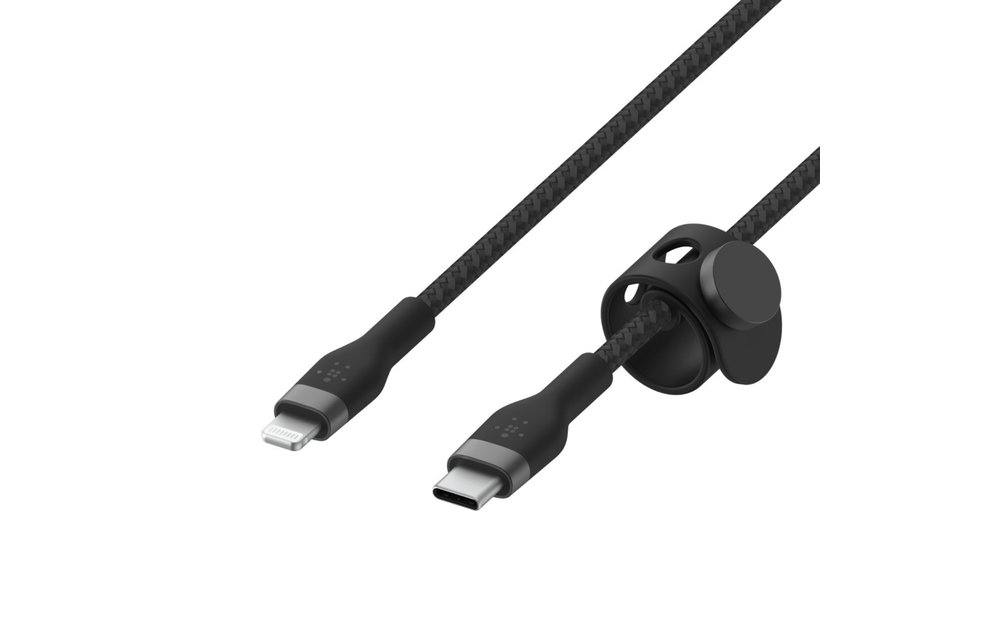 Belkin Braided Silicone Cable Lightning to Type C 3m - Black