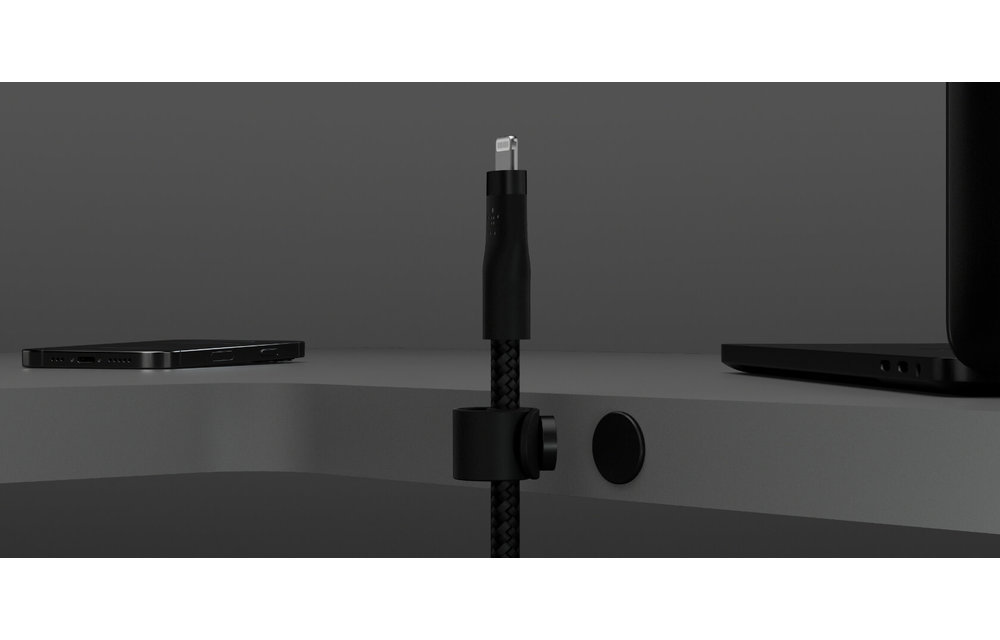 Belkin Braided Silicone Cable Lightning to Type C 3m - Black
