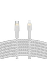 BELKIN Belkin Braided Silicone Cable Lightning to Type C 3m - White/Gold