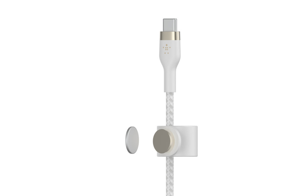 Belkin Braided Silicone Cable Lightning to Type C 3m - White/Gold