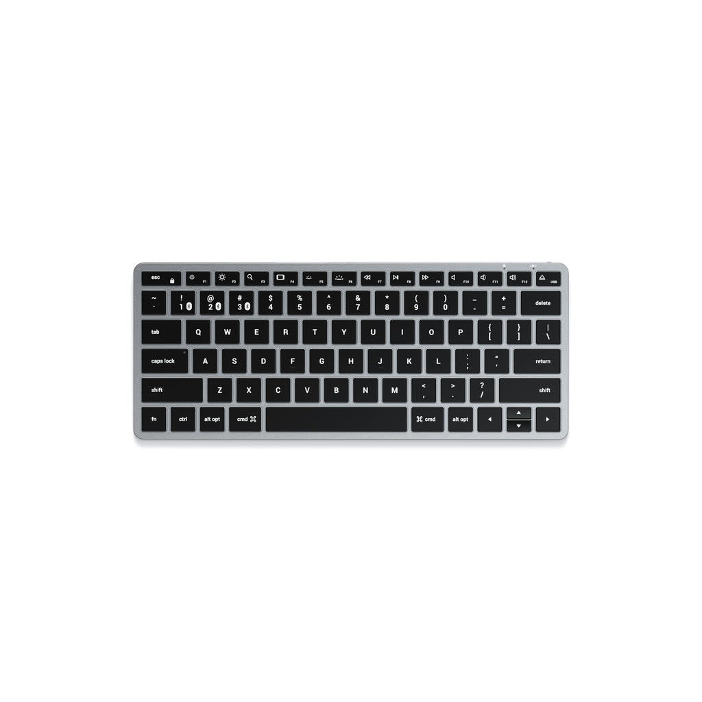 Satechi Ultra Slim Backlit X1 Bluetooth Keyboard - Space Grey