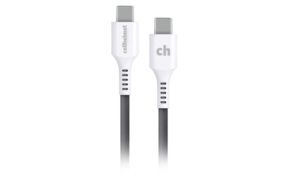 Cellhelmet Type C to Type C Round Cable 10ft - Gray