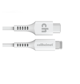 CELLHELMET Cellhelmet USB C to Apple Lightning Cable 6ft - White