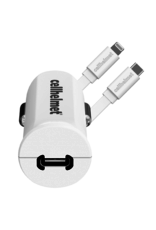 CELLHELMET Cellhelmet PD USB C Car Charger 20W and USB C to Apple Lightning Cable 3ft - White