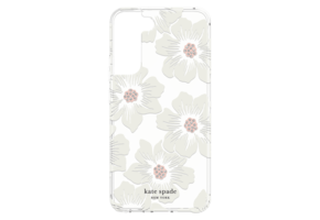 Kate Spade New York Defensive Hardshell Case for Samsung Galaxy S22 - Hollyhock Floral