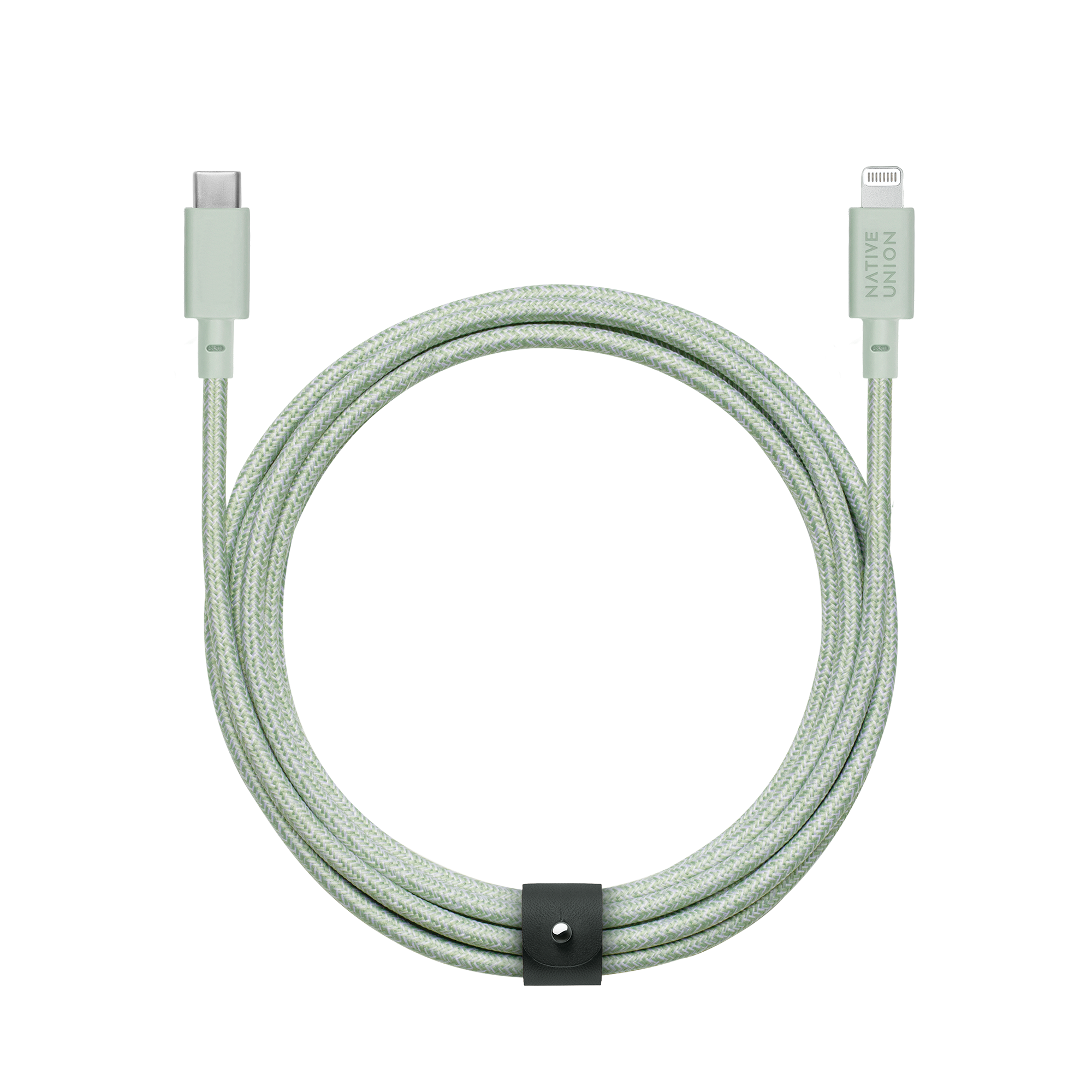 Native Union Belt XL USB C to Apple Lightning Cable 3m - Sage