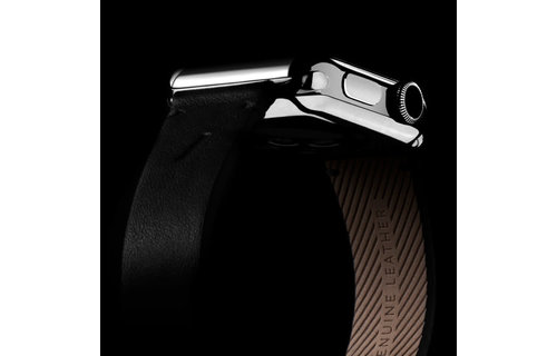 Native Union Classic Leather Strap for Apple Watch 42/44/45/46//49mm - Black