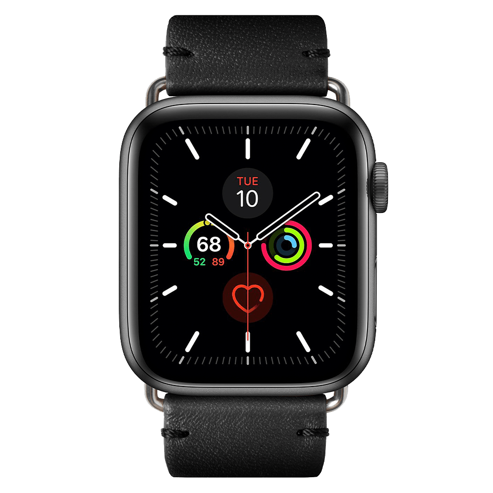Native Union Classic Leather Strap for Apple Watch 42/44/45/46//49mm - Black