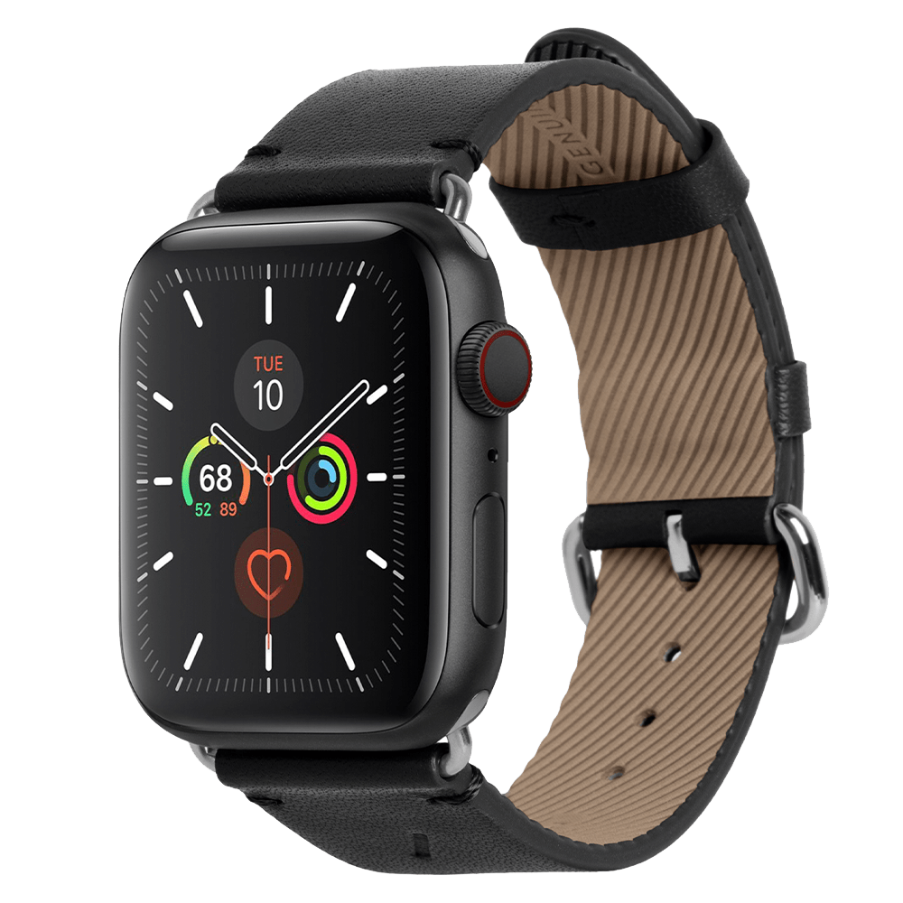 Native Union Classic Leather Strap for Apple Watch 42/44/45/46//49mm - Black