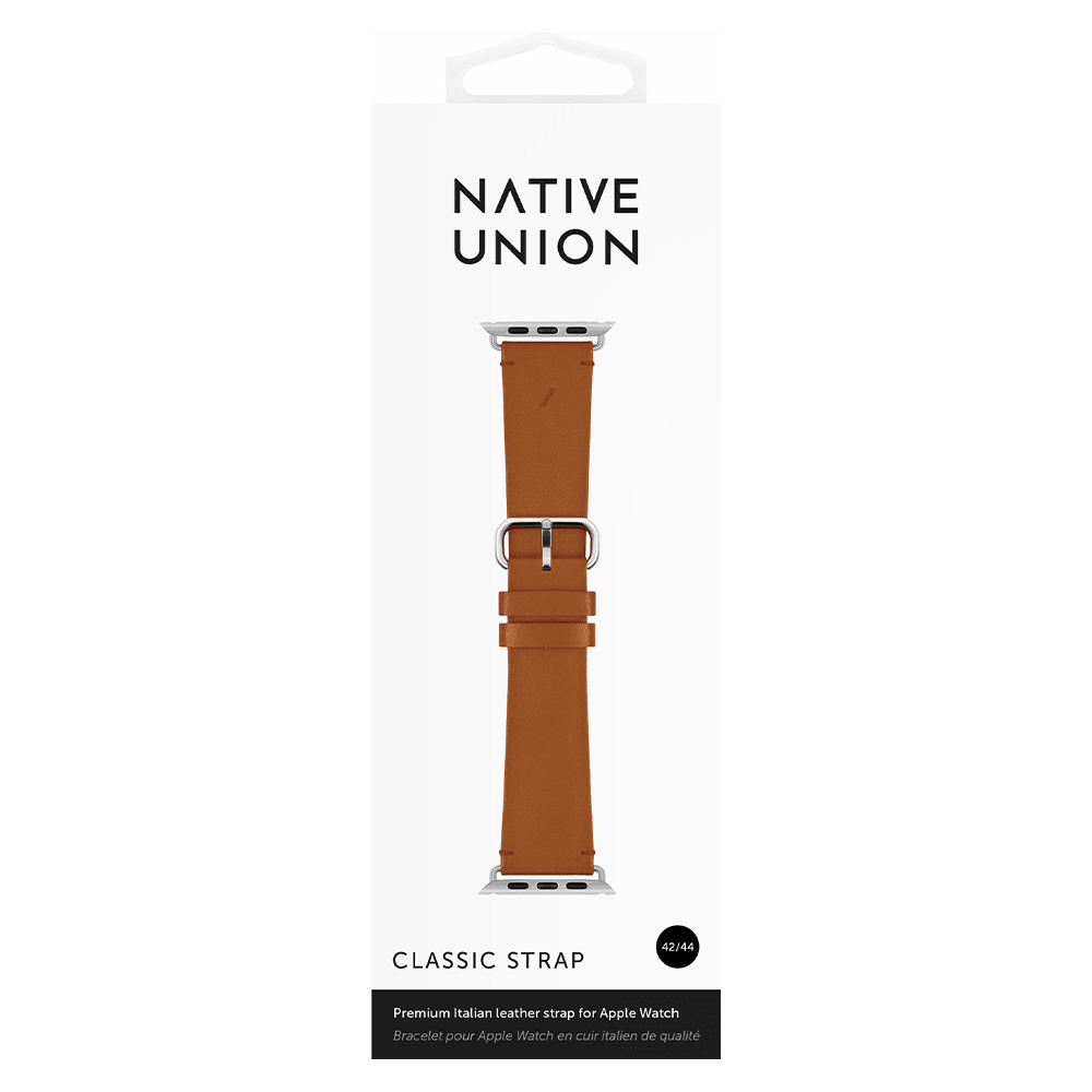 Native Union Classic Leather Strap for Apple Watch 42/44/45/49mm - Tan