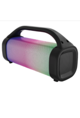 AMPD LED Light Show Mini Bazooka Bluetooth Speaker - Black and LED Face