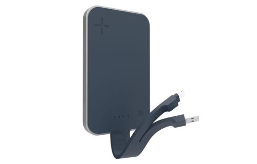 TYLT FlipCard Power Bank for Apple Lightning Devices 5,000 mAh - Black