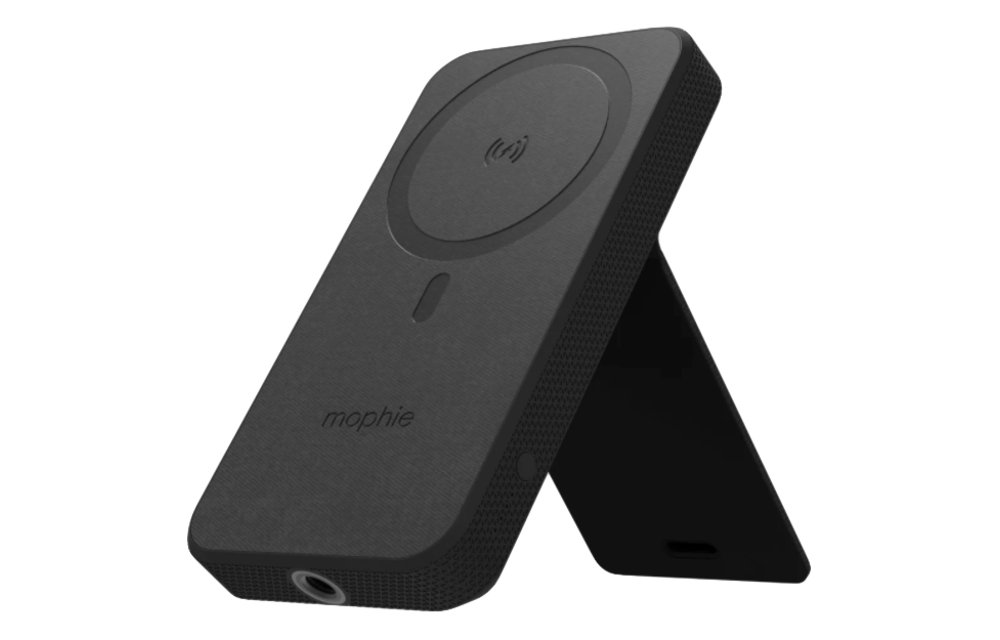 Mophie Snap Plus Powerstation Wireless Charging Stand Power Bank 10,000 mAh - Black