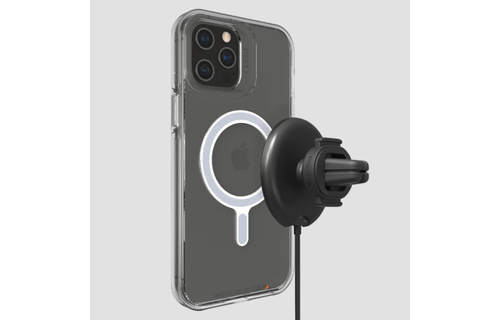 Mophie Snap Plus Wireless  Charge 15w  + Car Charger 20w Vent Mount  - Black