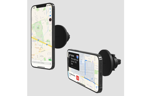 Mophie Snap Plus Wireless  Charge 15w  + Car Charger 20w Vent Mount  - Black