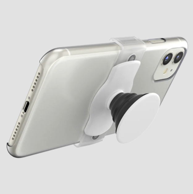 PopSockets PopGrip Slide Stretch - White