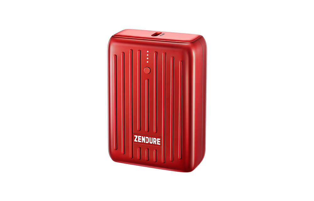 Zendure SuperMini with Lightning and USB-C Connector 20w, 10'000mAh - Red