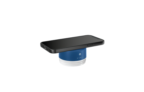 Goui Loch Stainless Steel Water Bottle Wireless Charger 6000 mah - Blue