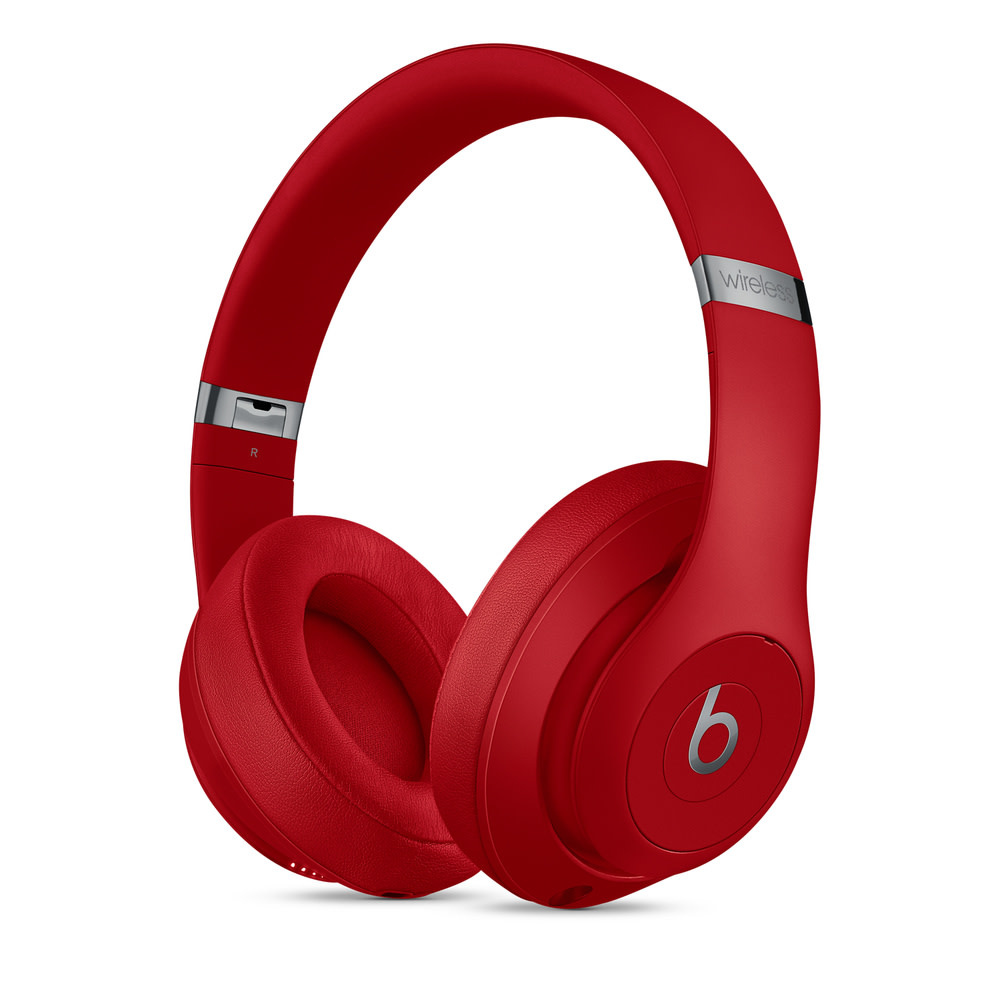 Beats Studio 3 Over Ear Wireless Bluetooth Headphones with Carrying Case Red Gadget Zone